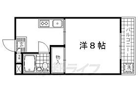 京都府京都市右京区西京極新田町（賃貸マンション1K・3階・22.68㎡） その2