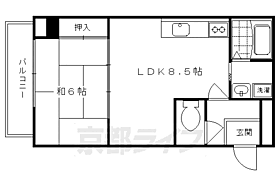 京都府京都市右京区西京極東町（賃貸マンション1LDK・1階・35.90㎡） その2