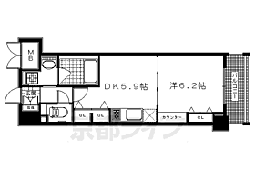 レジディア御所東 504 ｜ 京都府京都市上京区新烏丸頭町（賃貸マンション1DK・5階・31.87㎡） その2