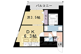 京都府京都市南区西九条唐戸町（賃貸マンション1DK・6階・28.99㎡） その2