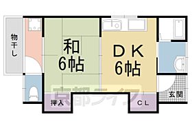 オークハウス 203 ｜ 京都府京都市右京区太秦開日町（賃貸アパート1DK・2階・30.37㎡） その2