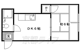 一本杉マンション 4-B ｜ 京都府京都市上京区中猪熊町（賃貸マンション1DK・4階・25.96㎡） その2