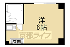 ハイツ美山 203 ｜ 京都府京都市右京区太秦川所町（賃貸マンション1R・2階・17.00㎡） その1