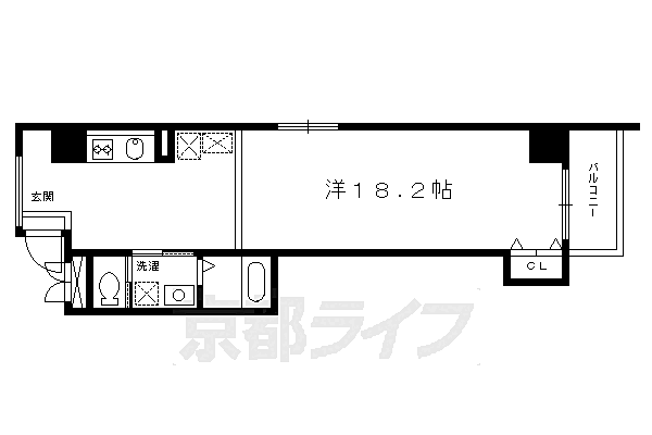 リンツ御池 803｜京都府京都市中京区壺屋町(賃貸マンション1R・8階・35.76㎡)の写真 その2