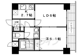 京都府京都市下京区小島町（賃貸マンション1LDK・5階・33.21㎡） その2