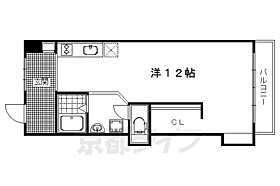 双和苑 502 ｜ 京都府京都市上京区菱屋町（賃貸マンション1R・5階・30.00㎡） その2