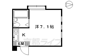 京都府京都市下京区辰巳町（賃貸マンション1R・3階・14.50㎡） その1