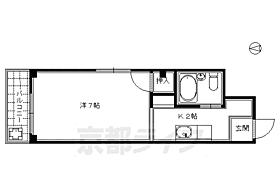 京都府京都市下京区蛭子町（賃貸マンション1K・5階・18.00㎡） その2