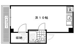 ル・松尾 1Kの間取図画像