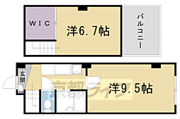 ハウスオブローゼII 4階2Kの間取り