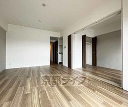 近鉄京都線 上鳥羽口駅 徒歩17分の賃貸マンション 2階2LDKのリビング/ダイニング