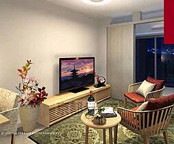 ソルテラスＫＹＯＴＯ西大路　瑠 1104 11階2Kのリビング/ダイニング