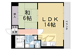 ロイヤルコーポ 1LDKの間取図画像