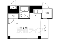 コーポセリバシー ワンルームの間取図画像