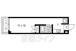 K'sone 1Kの間取図画像