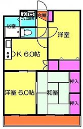 間取図画像 3DK