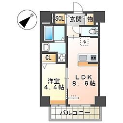 間取図画像 1LDK