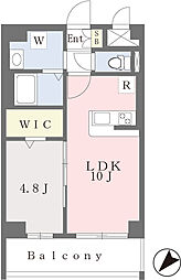エルヴィータ箱崎 1LDKの間取図画像