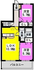 物件の間取り