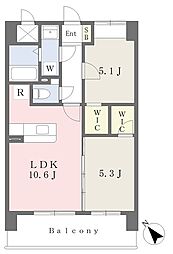 フィールド ヴィレッジ 2LDKの間取図画像