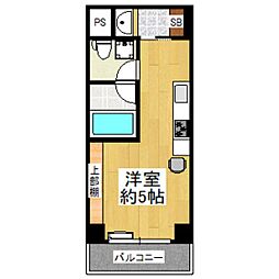 コート山谷 ワンルームの間取図画像