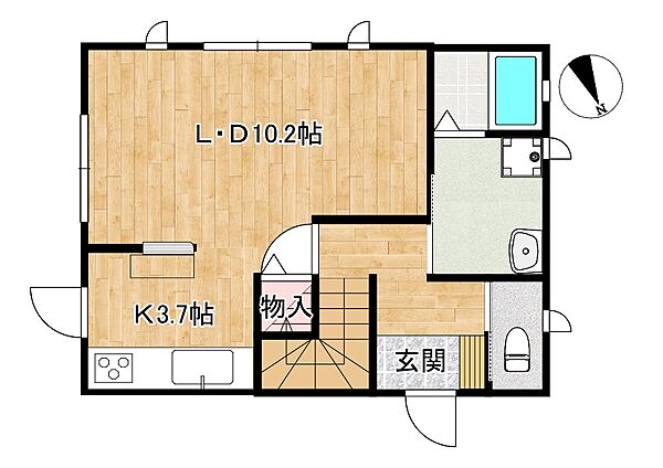 間取りを拡大表示