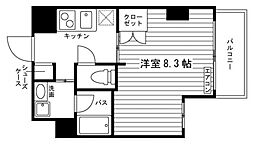 ARTIS仙台木町通 1Kの間取図画像