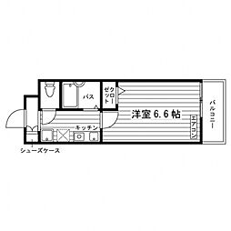 ステージF 1Kの間取図画像