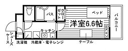 ステージF 1Kの間取図画像