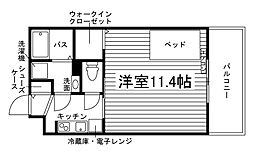 (仮称)佐賀鍋島3丁目学生マンション 1LDKの間取図画像