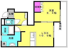 メルヴェーユ 101 ｜ 兵庫県加古川市野口町二屋85番地（賃貸アパート1LDK・1階・41.32㎡） その2