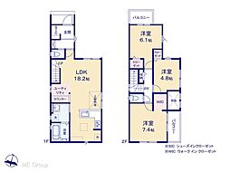 流山市向小金1丁目　5期　新築一戸建て