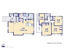 我孫子市東我孫子2丁目　9期　新築一戸建て　全1棟