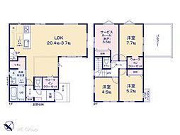 我孫子市中峠　8期　新築一戸建て　全2棟