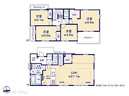 草加市谷塚町 25期 新築一戸建て 全1棟