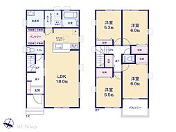 八潮市緑町3丁目 第7 新築一戸建て 全4棟