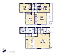 越谷市赤山町3丁目 1期 新築一戸建て 全1棟