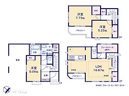 市川市塩焼3丁目 新築一戸建て 全2棟