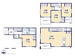川口市並木1丁目 新築一戸建て 全1棟