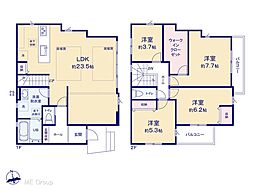 草加市長栄2丁目 7期 新築一戸建て 全3棟
