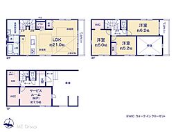 足立区千住元町 5期 新築一戸建て 全2棟