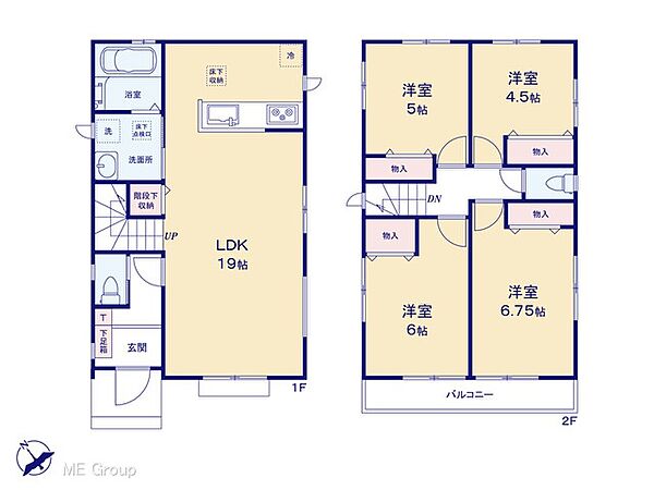 間取りを拡大表示
