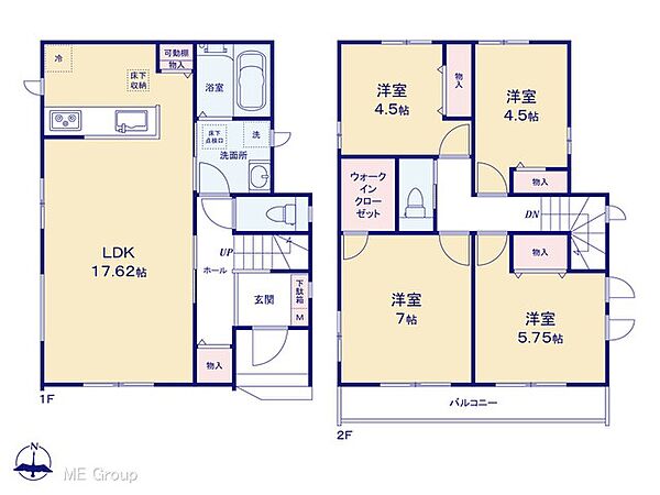 間取りを拡大表示