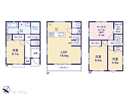 船橋市本中山1丁目 新築一戸建て 全2棟