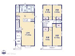 春日部市本田町2丁目　新築一戸建て　全3棟