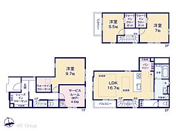 市川市田尻5丁目 1期 新築一戸建て 全1棟