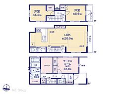 足立区大谷田5丁目 16期 新築一戸建て 全1棟