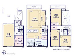川口市朝日2丁目 24期 新築一戸建て 全3棟