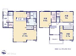 草加市稲荷6丁目 19期 新築一戸建て 全2棟