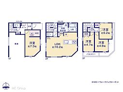 川口市前川3丁目 18期 新築一戸建て 全3棟